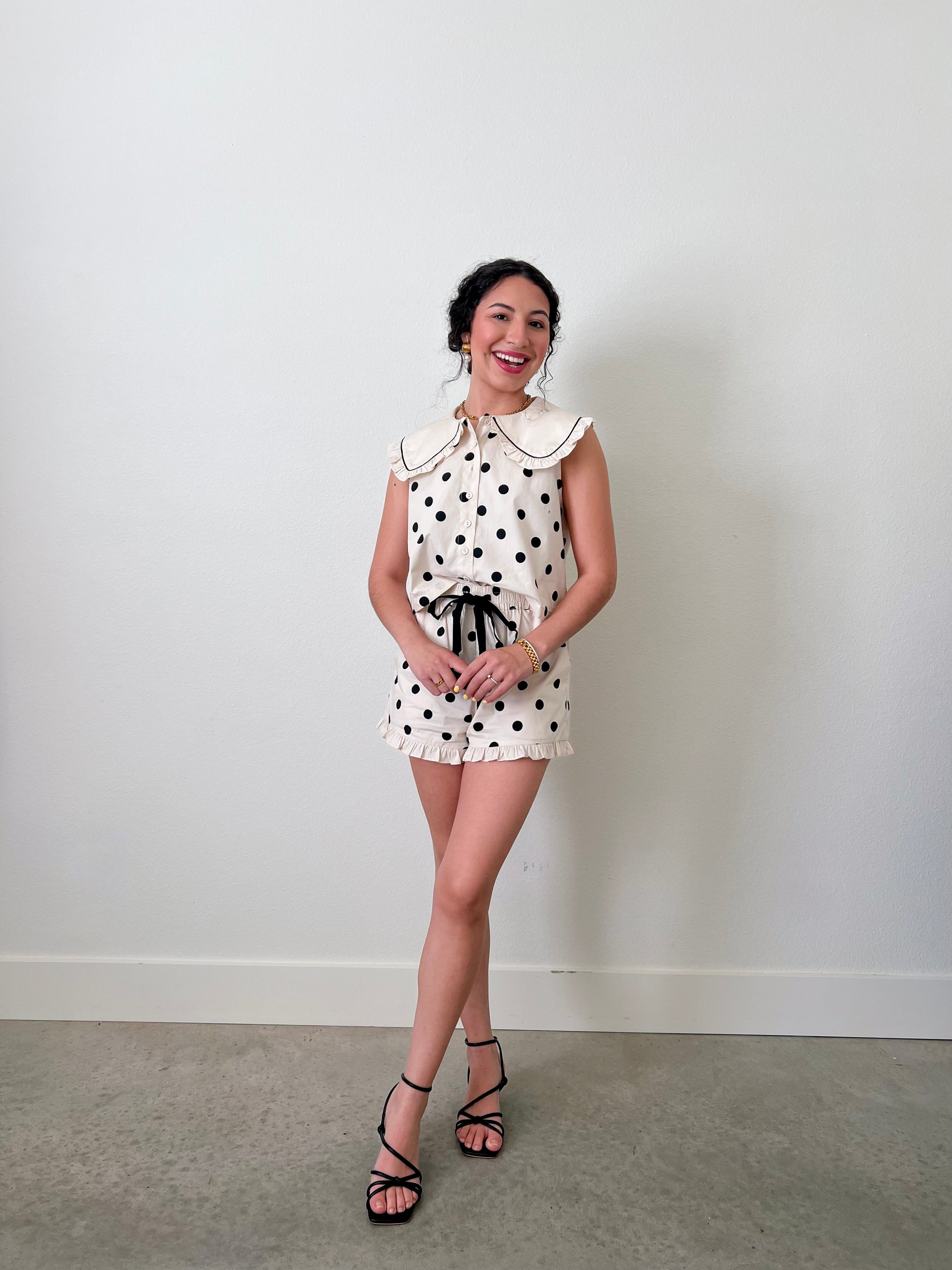 Meggy Dot Top - Happy J Boutique