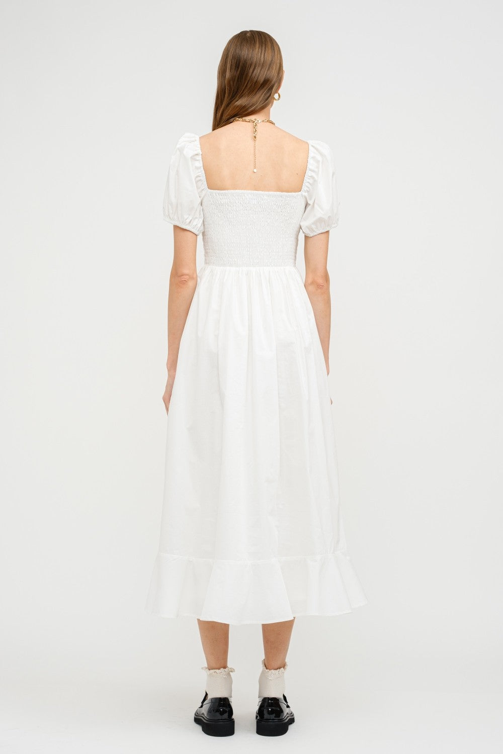 Lavena Off White Dress