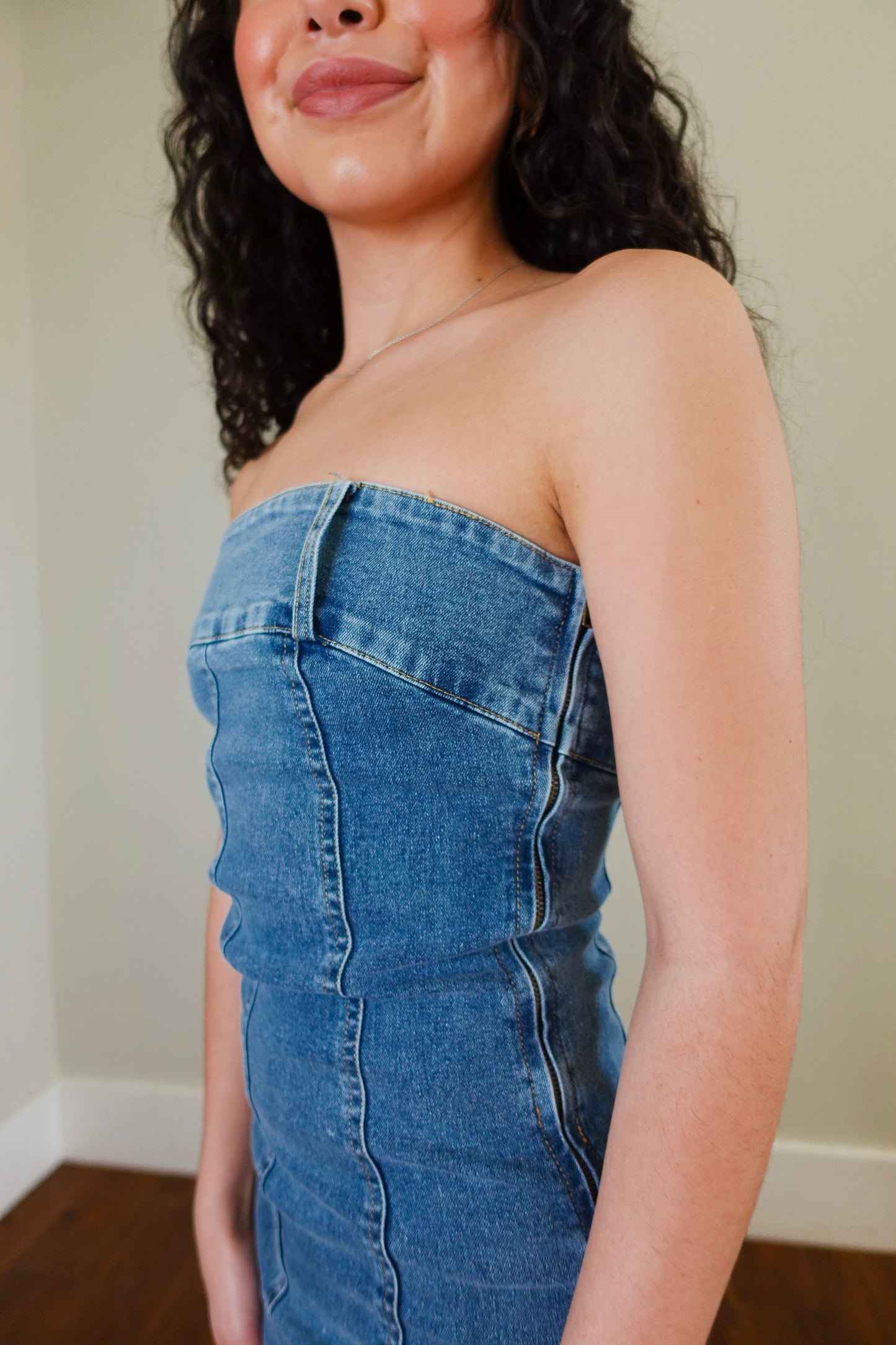 Britney Denim Mini Dress