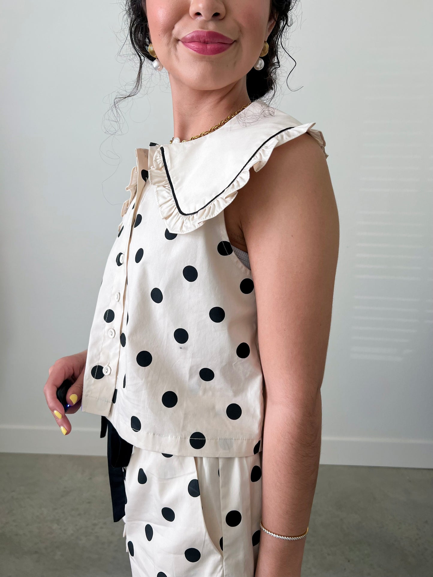 Meggy Dot Top - Happy J Boutique