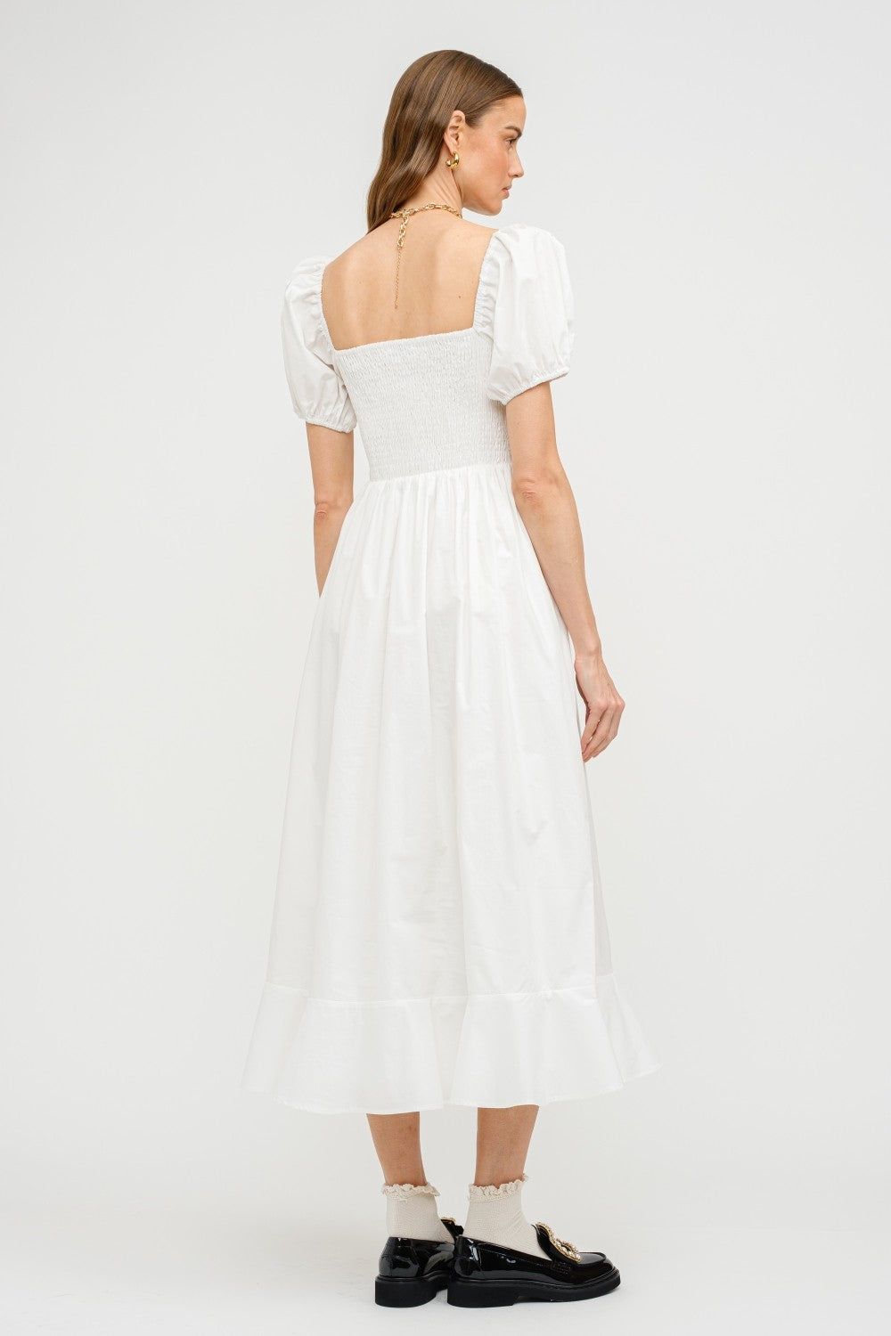 Lavena Off White Dress