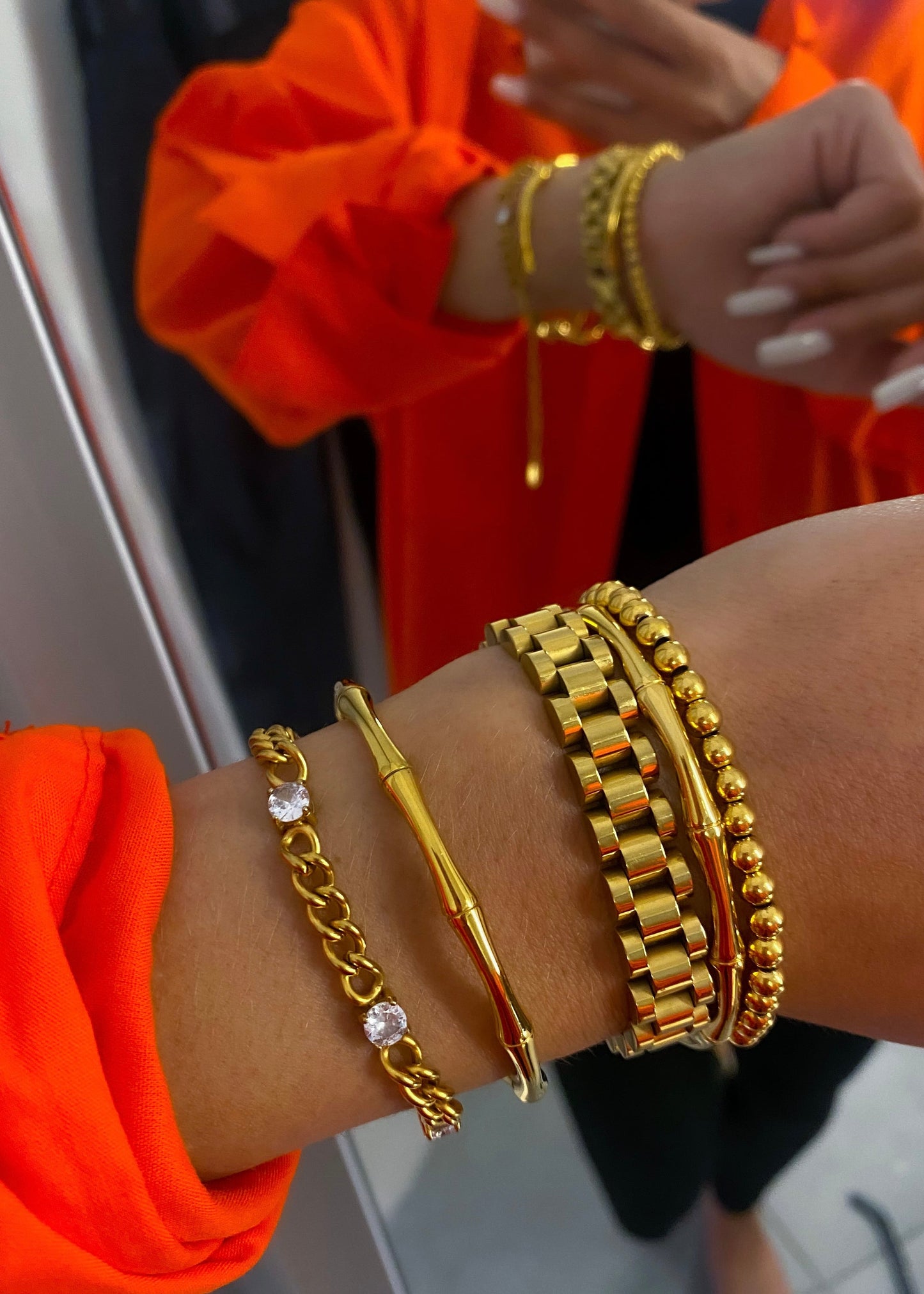 Thin Gold Watch Band