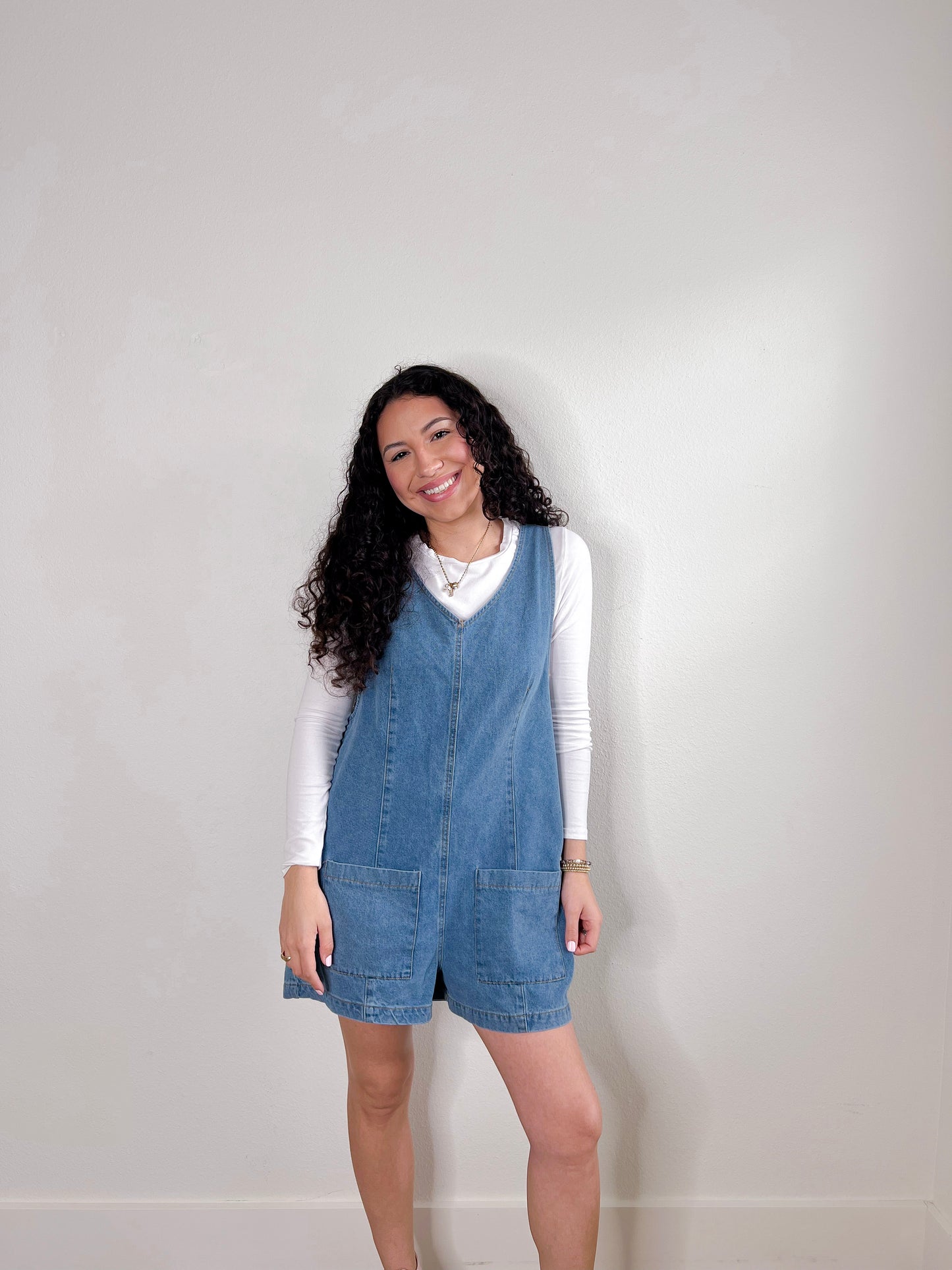 Blake Denim Romper