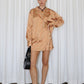 Citrus Dream Satin Blouse