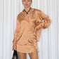 Citrus Dream Satin Blouse